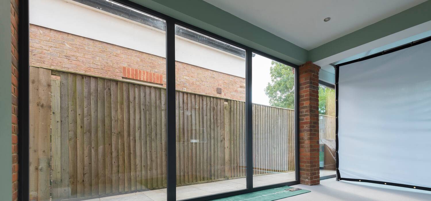 Modern white uPVC windows installed in a residential home in Hitchin.
